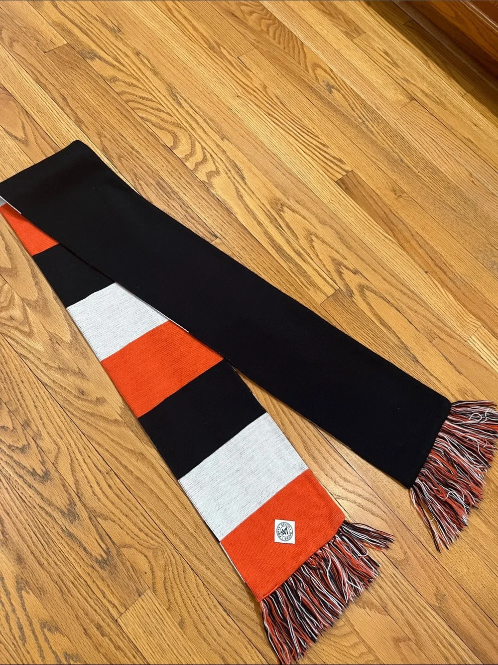 Chicago Bears Football ‘47 Brand NFL Knit Winter Scarf Reversible For Game Day
